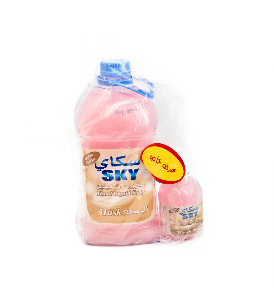Sky hands soap 3 liter with 400 ml musk scent